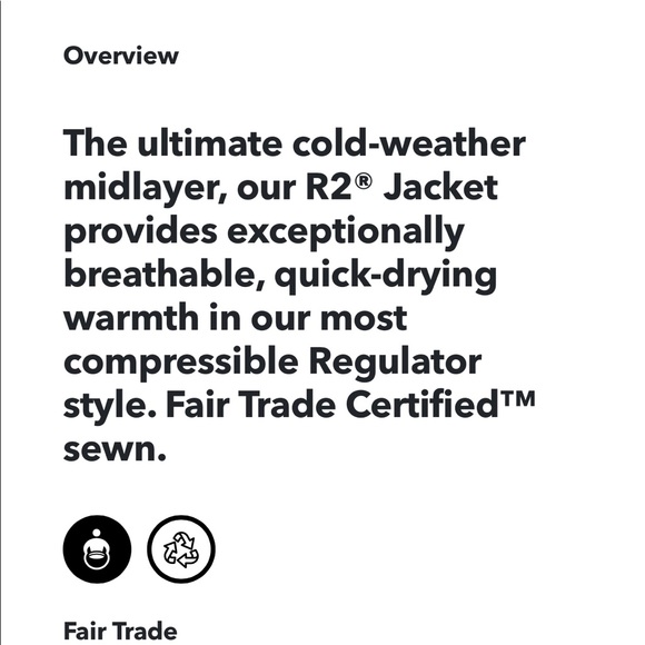 Patagonia R2 full zip fleece excellent condition - Picture 6 of 9